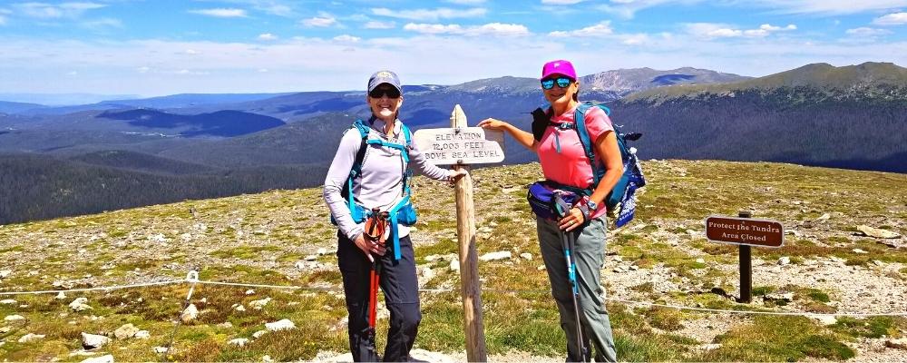 hiking at high altitude in colorado